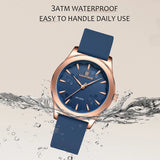 Montre-bracelet sublime bleue femme