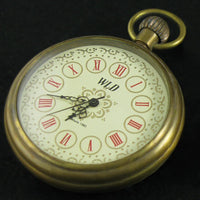 Montre Gousset Mécanique Vintage Cuivre Pur