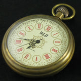 Montre Gousset Mécanique Vintage Cuivre Pur - montre-de-poche-gousset