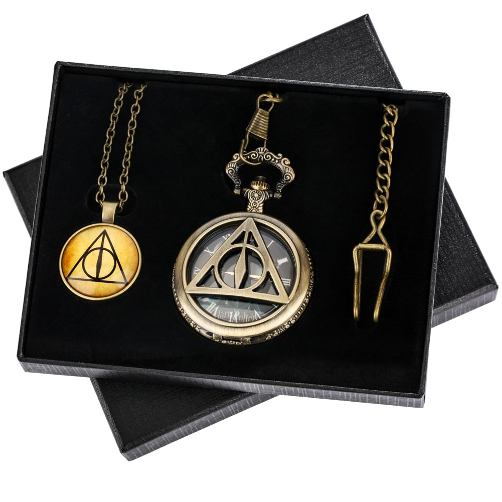 Coffret montre à gousset quartz Harry Potter