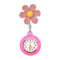 Montre infirmière originale fleurs orange 9