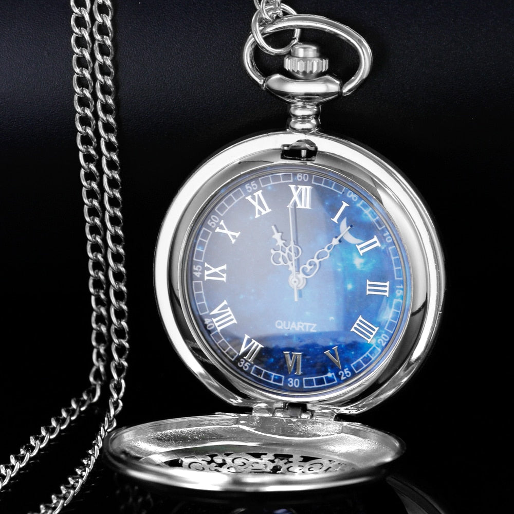 Montre collier Romantic Royal Blue