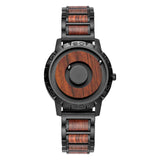Montre magnétique pour homme en bois massif - montre-de-poche-gousset