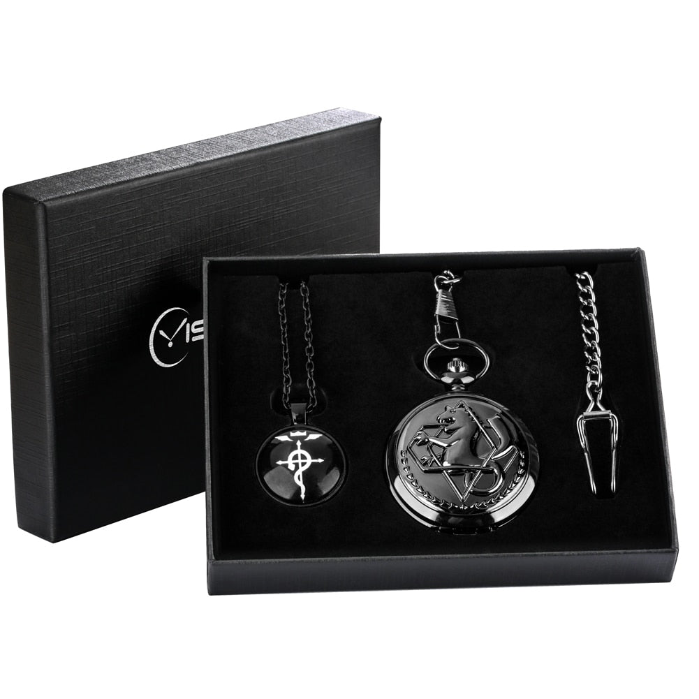 Coffret montre à gousset quartz Fullmetal Alchemist