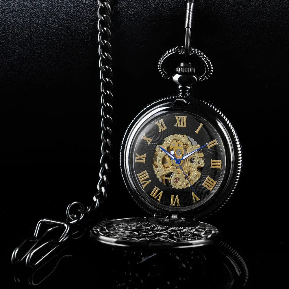 Montre à gousset mécanique Dark Tentation Oriental Mystic - montre-de-poche-gousset