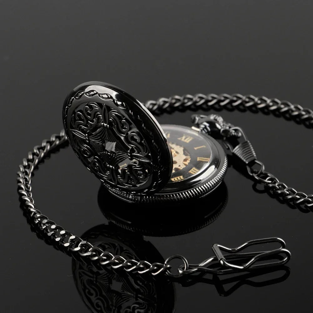 Montre à gousset mécanique Dark Tentation Oriental Mystic - montre-de-poche-gousset