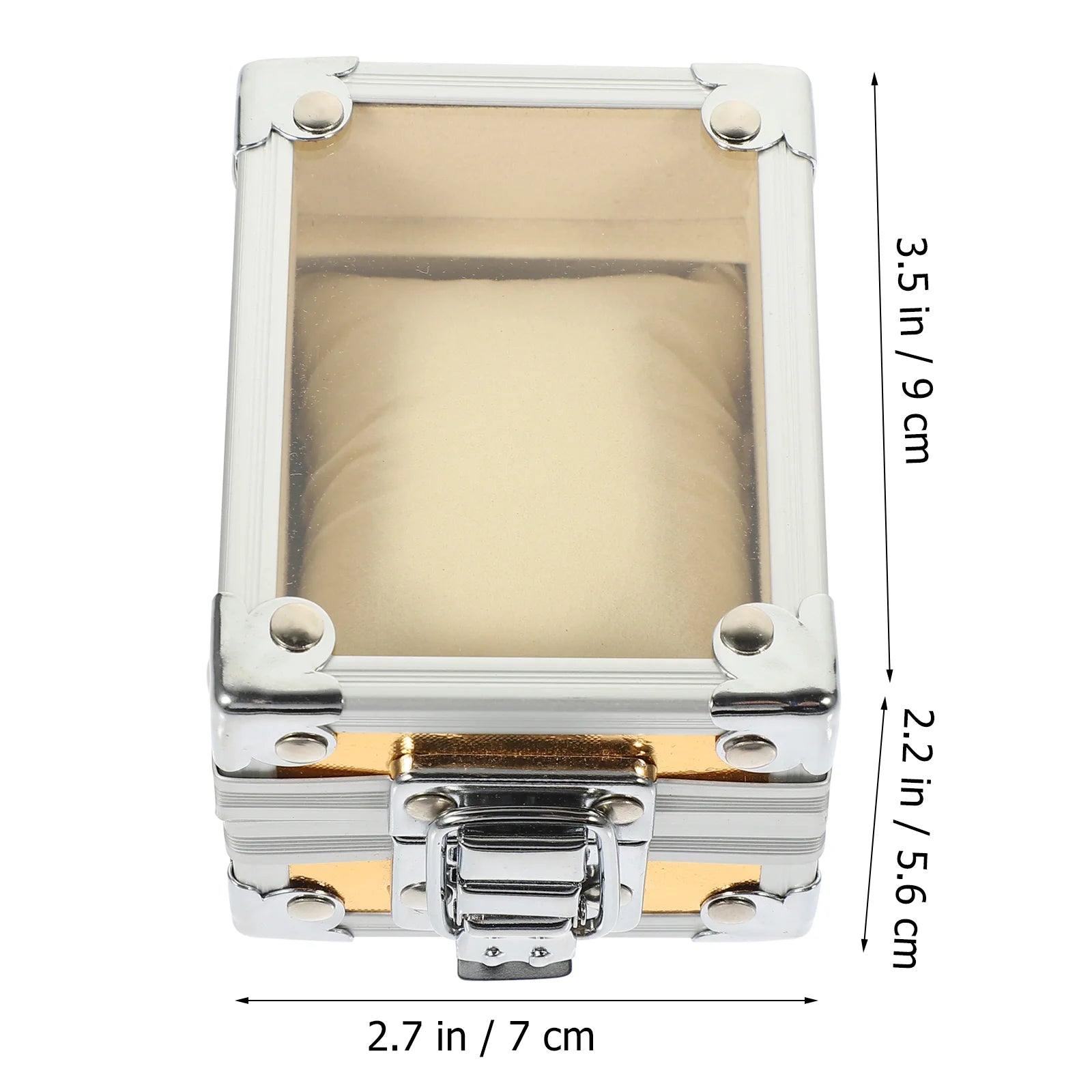 Boite pour montre à gousset métallique