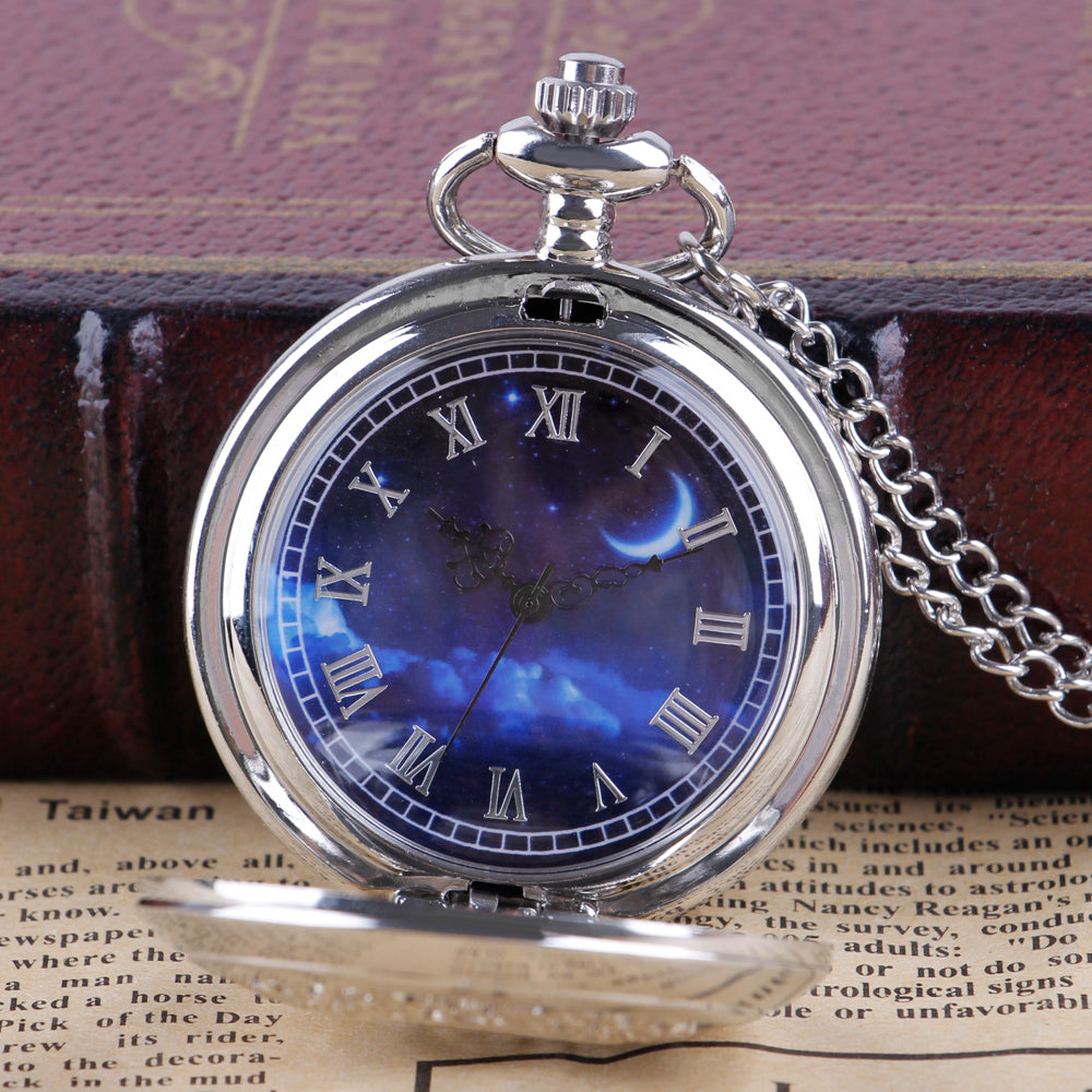 Montre collier Romantic Royal Blue