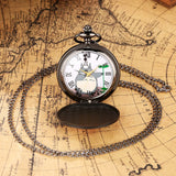 Montre à gousset quartz surface chat