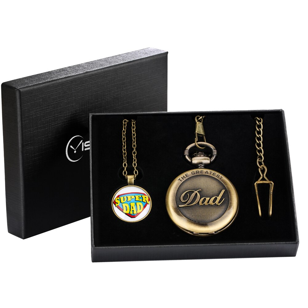 Coffret montre à gousset pour papa 'DaD'