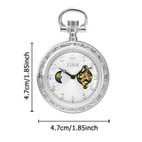 Montre à gousset mécanique Sun to Moon - montre-de-poche-gousset
