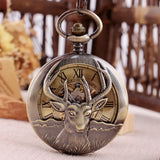 Montre à gousset mécanique bronze Wood Prince