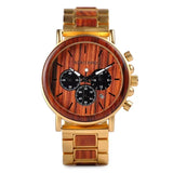 Montre bracelet en bois Chronographe - montre-de-poche-gousset
