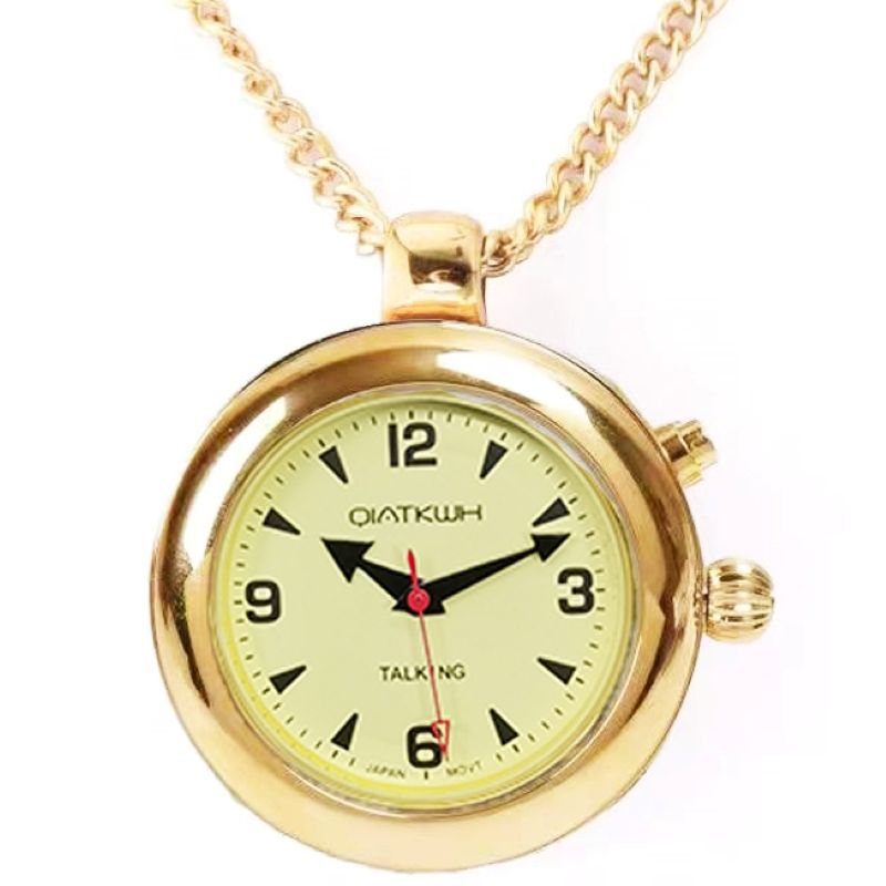 Montre collier or parlante