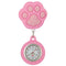 Montre infirmière extensible patte de chien Pink A
