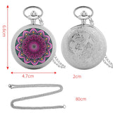 Montre Collier Rosace Tournoyante