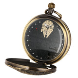 Montre de poche quartz steampunk musicale