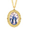 Montre collier pendentif quartz Marie et Jésus E