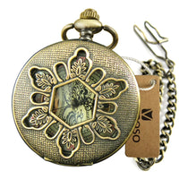 Montre Gousset Bronze Mécanique au Cœur Apparent