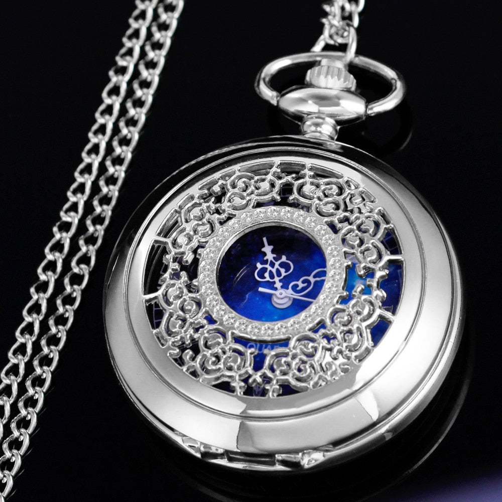 Montre collier Romantic Royal Blue