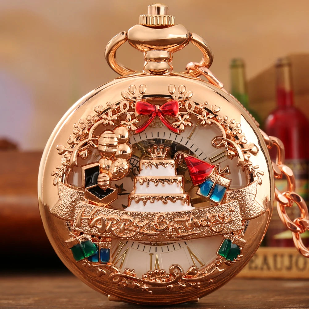 Montre gousset musicale avec horloge - montre-de-poche-gousset