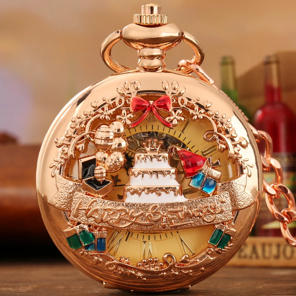 Montre gousset musicale avec horloge - montre-de-poche-gousset