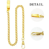 Chaîne Gousset Classique Élégance Or Jaune Poli Miroir - montre-de-poche-gousset
