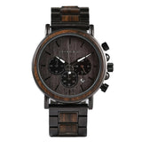Montre bracelet en bois Chronographe - montre-de-poche-gousset