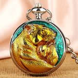 Montre à gousset mécanique ours