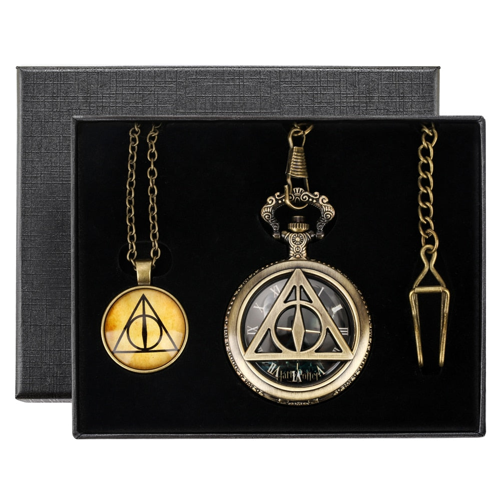 Coffret montre à gousset quartz Harry Potter