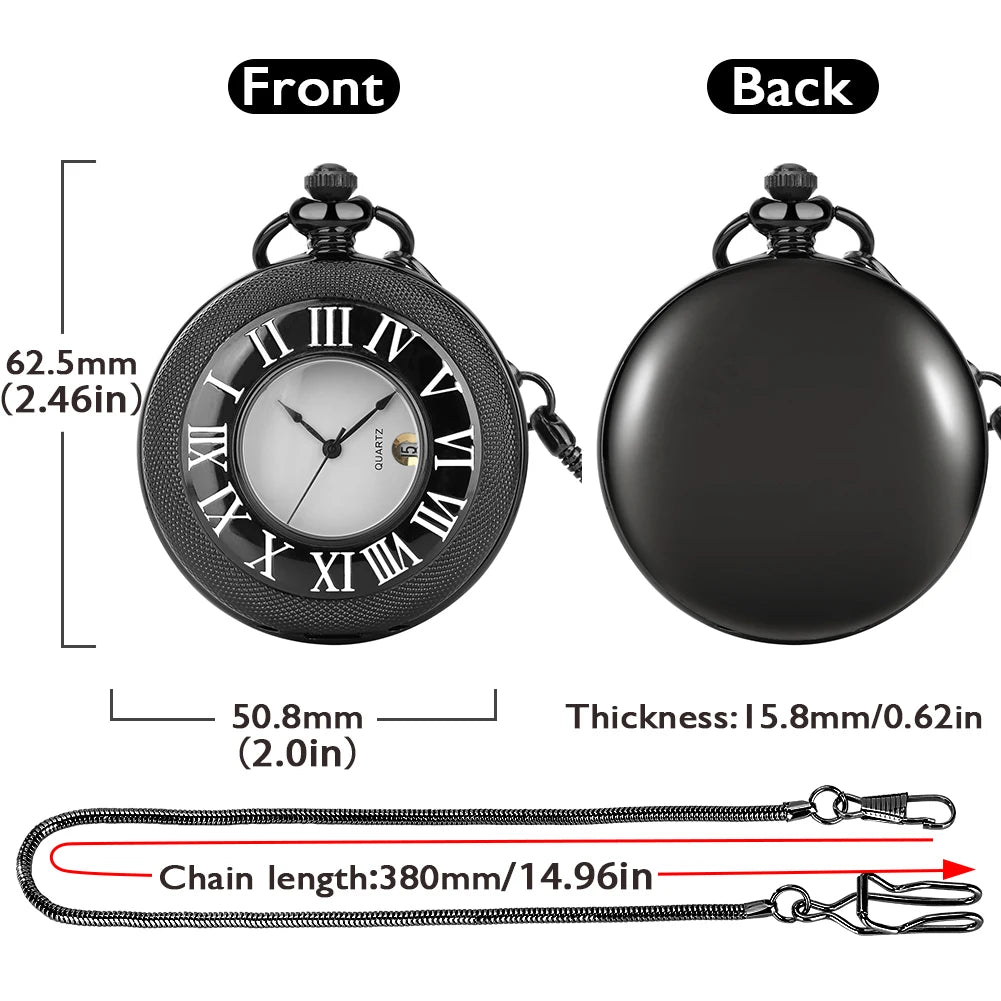 Montre à gousset quartz Argent Eternel Classic - montre-de-poche-gousset