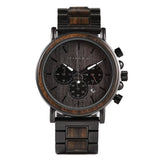 Montre bracelet en bois Chronographe - montre-de-poche-gousset