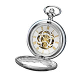 Montre gousset mécanique Flower Still - montre-de-poche-gousset