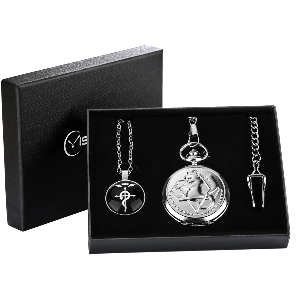 Coffret montre à gousset quartz Fullmetal Alchemist