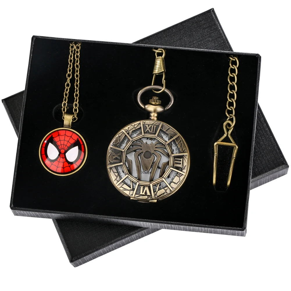 Montre à gousset quartz Marvel Spider Man