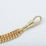 Chaîne de Gousset Héritage Victorien Argent Poli Miroir - montre-de-poche-gousset