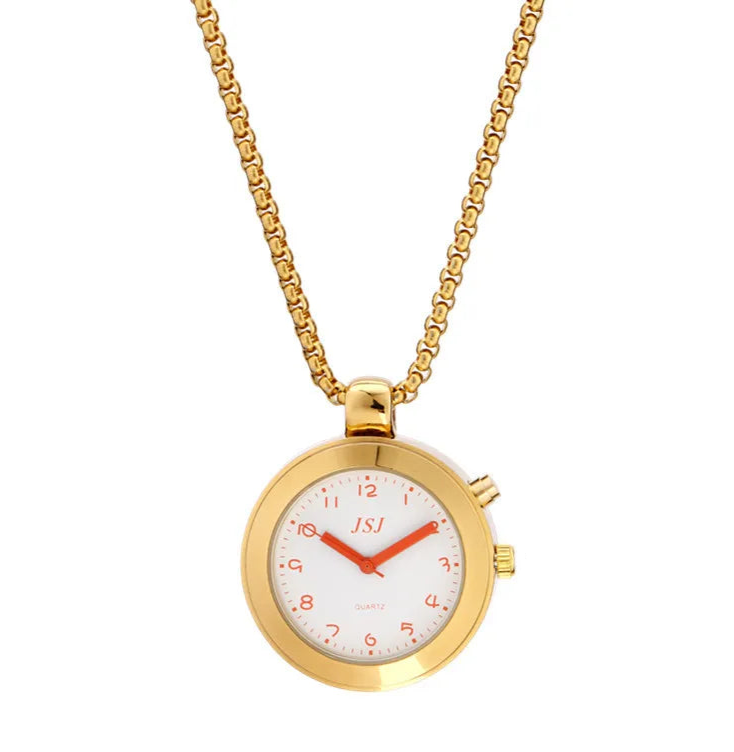 Montre collier or parlante