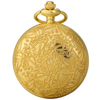 Montre à gousset quartz demi chasseur Gold Constellations