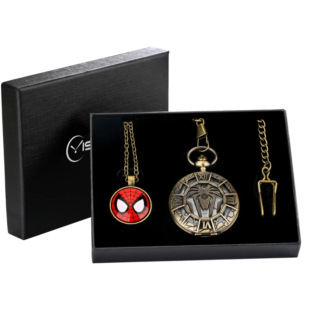 Montre à gousset quartz Marvel Spider Man