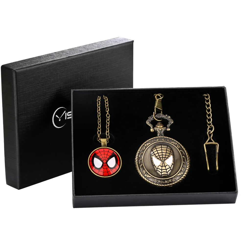 Montre à gousset quartz Marvel Spider Man