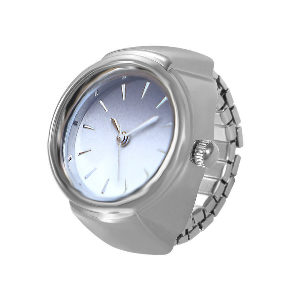Bague Montre à Quartz Extensible - Fond Rose, Alliage Zinc - Neuf Avec étiquettes