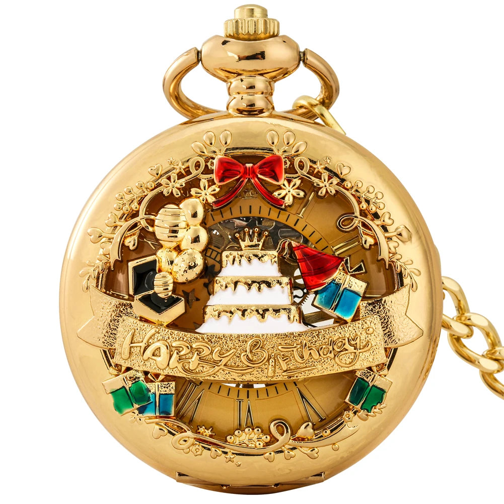 Montre gousset musicale avec horloge - montre-de-poche-gousset