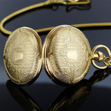 Montre gousset double clapets Golden Majesty