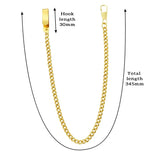 Chaîne Gousset Classique Élégance Or Jaune Poli Miroir - montre-de-poche-gousset