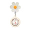 Montre infirmière originale fleurs orange 4