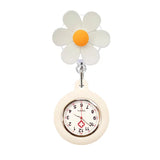 Montre infirmière originale fleurs orange