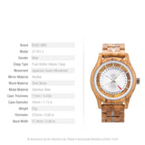 Montres en bois pour hommes à quartz Chronographe - montre-de-poche-gousset