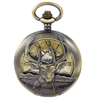 Montre à gousset mécanique bronze Wood Prince