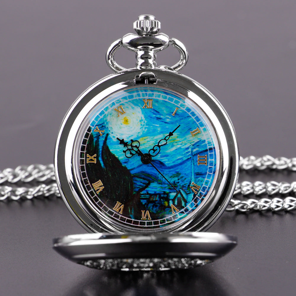 Montre collier Romantic Royal Blue