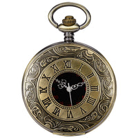 Montre à gousset moderne demi chasseur Bronze à quartz